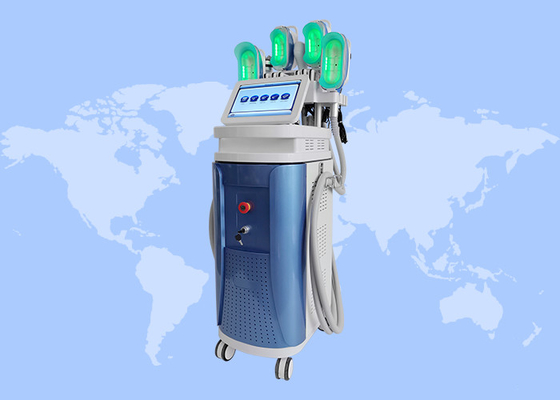 9 Manches Dépouilleur de menton double RF 40K Cavitation Lipo Laser Cryolipolyse Machine
