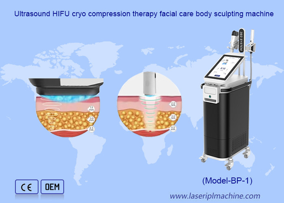 Ultrasons HIFU Cryo-compression thérapie soins du visage machine de sculpture du corps