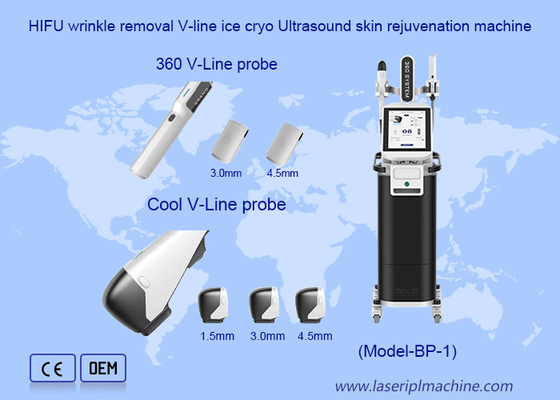 HIFU machine de rajeunissement de la peau par cryo-échographie à glace
