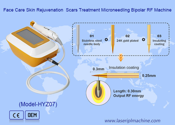 Enlèvement des rides Traitement par microneedle Lifting du visage Réparation de la peau Machine à radiofréquence