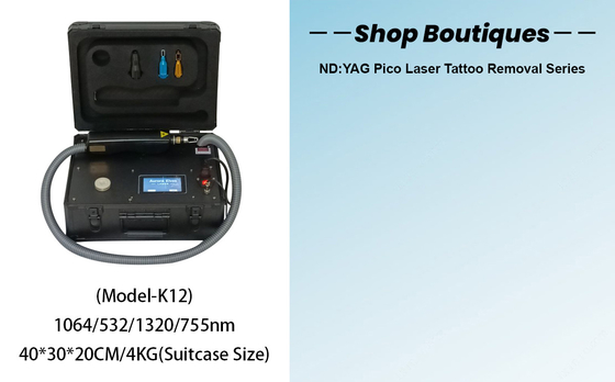 Q Switch Nd Yag Laser Machine pour le décapage du carbone élimination des taches de rousseur élimination du tatouage