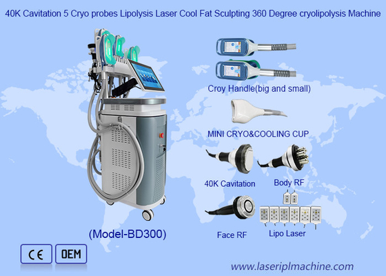 40k Cavitation RF Perte de poids Sculpting 360 machine de cryolipolyse