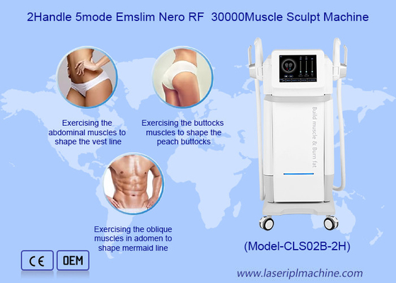 2 manettes 5 modes Electro Magnetic body Slim Nero RF 30000Sculpture musculaire machine à brûler les graisses