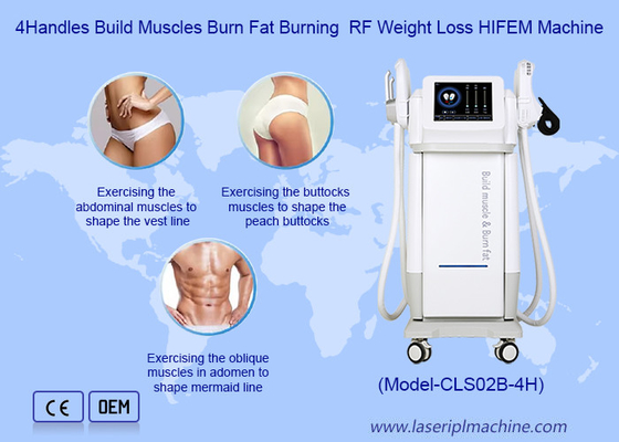 Les 4 poignées construisent des muscles brûler les graisses brûler les radios perte de poids machine HIFEM