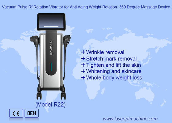 Vibrator de rotation RF à impulsion sous vide pour appareil de massage à rotation de poids à 360 degrés