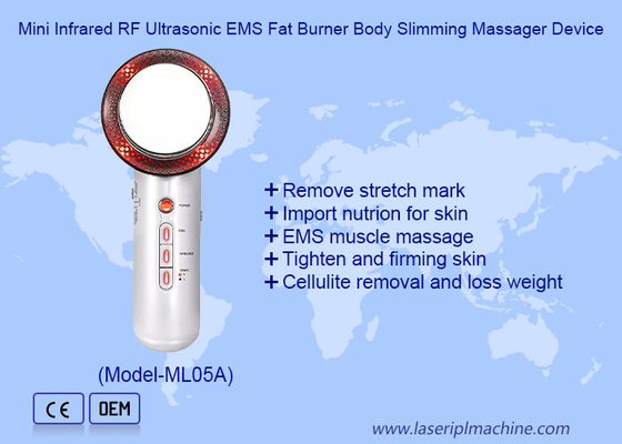 Mini-infrarouge RF ultrasonique EMS brûleur de graisse appareil de massage pour maigrir le corps