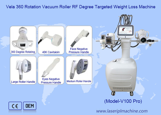 360 rouleaux de congélation des graisses RF sous vide 40K Cavitation Velashaping machine d'amincissement