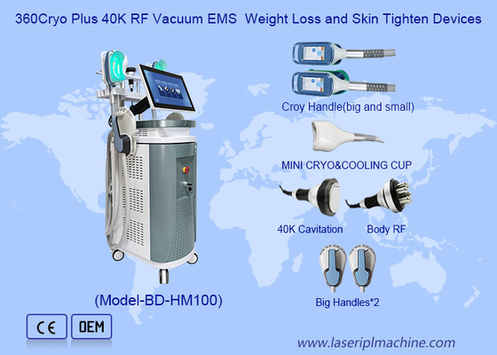 40K Cavitation Ultra Slimming Ems 2 en 1 Sculpture du corps 360 Cryo Machine