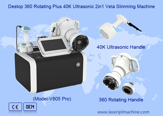 360 degrés de rotation de la graisse de congélation RF vide 40K Cavitation Velashaping Slimming Machine