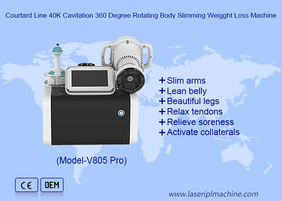 360 rouleaux anti-cellulite relaxation du corps Rf Vacuum 40K Cavitation Velashaping machine de perte de poids