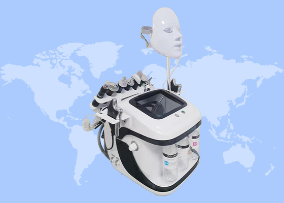 9 en 1 soins de la peau éliminer les rides Aqua Peel Hydro Jet Peeling Rf Microdermabrasion machine faciale