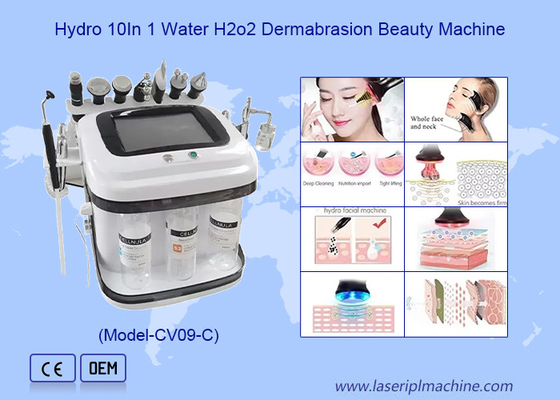 Nettoyage du visage élimination des casques noirs peeling à jet d'eau machine à microdermabrasion hydraulique