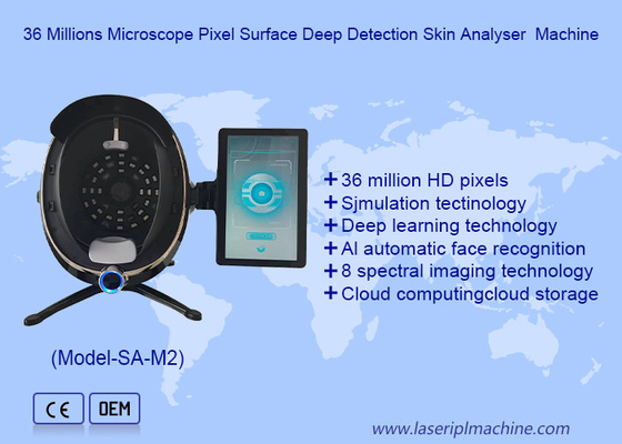 36 millions de microscopes, pixel de surface, analyseur de peau à détection profonde