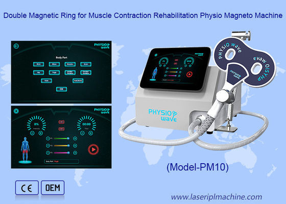 Stimulateur musculaire électrique à haute fréquence Massage corporel Magneto machine de physiothérapie