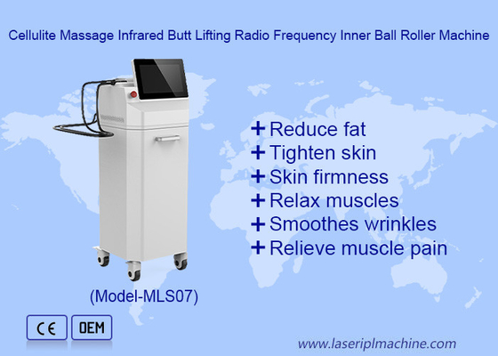 Rotation à 360 degrés 7 têtes 2 en 1 Massage Corps Contouring Ballon Intérieur Roller RF Therapy Machine