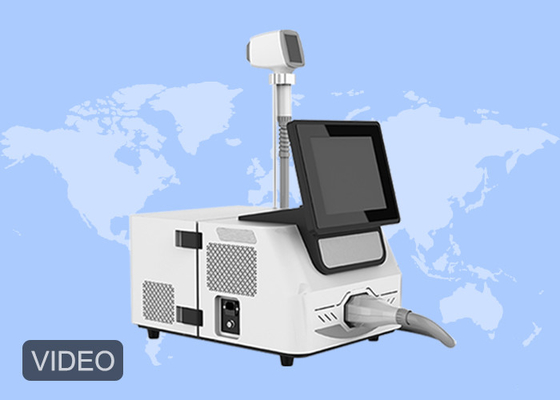 Épilateur d'épilation à diode laser 808nm efficace 1200W-1600W