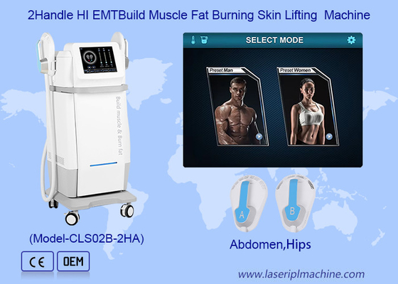 2 poignées 13Tesla exercices du plancher pelvien Le corps sculptant 5000W machine Ems