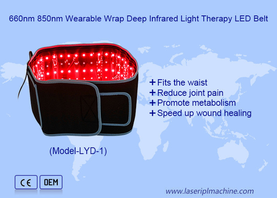 Vibration thermique par la lumière rouge et ceinture de thérapie par la lumière infrarouge proche pour soulager la douleur