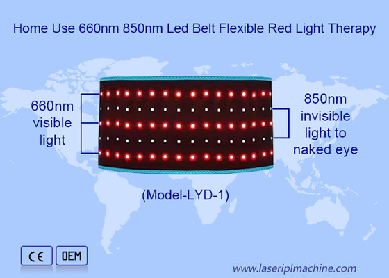 Vibration thermique par la lumière rouge et ceinture de thérapie par la lumière infrarouge proche pour soulager la douleur