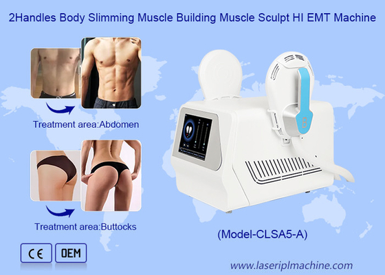 2Touches de perte de poids musculaire de musculation de la sculpture HI EMT machine