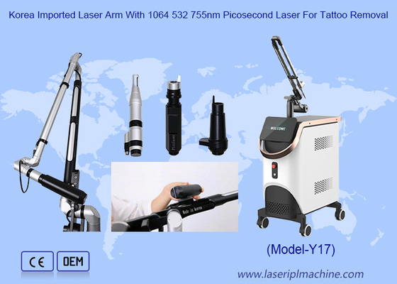 450ps 750pcs Pico Laser beauty Machine for Tattoo Removal Picosecond Laser