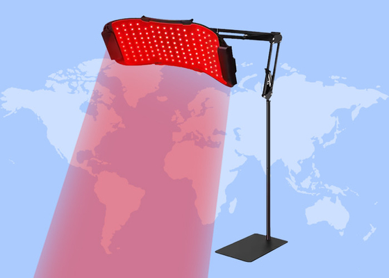 Lampe de thérapie à lumière infrarouge rouge de 660 nm à 850 nm avec support de soulagement de la douleur
