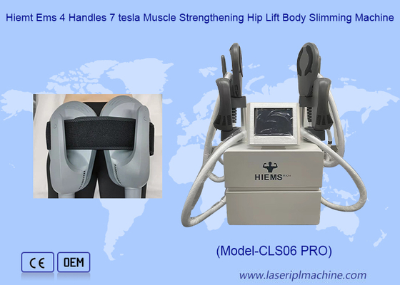 Machine de sculpture corporelle HIEMT stimulateur musculaire électromagnétique pour la construction musculaire avec 4 applicateurs
