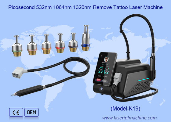Machine laser ND Yag Picoseconde 532nm 1064nm 1320nm pour le détatouage