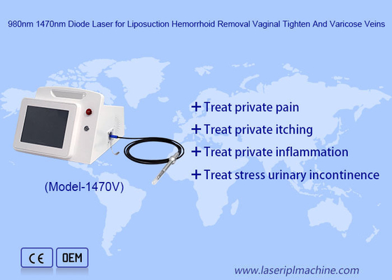 Laser à diode 980nm 1470nm  Gynécologie  Resserrement vaginal  Chirurgie laser