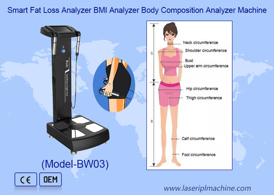 Analyseur de machine composant de mesure des éléments corporels du scanner de santé du corps entier