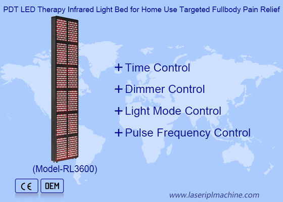 630Nm 660Nm 850Nm Dispositif complet corps 3600W lumière infrarouge rouge pour soulager la douleur