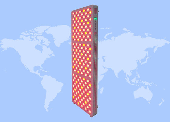 Panneau de luminothérapie infrarouge corps entier à LED, mode impulsion, 300 pièces, ciblage du visage, lumière rouge