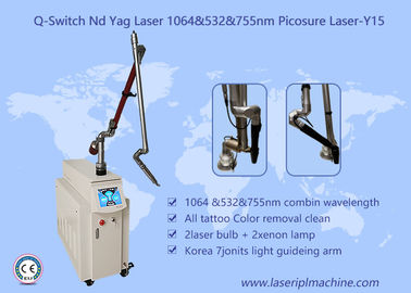 Q Switch ND YAG élimination des taches élimination des pigments élimination des tatouages au laser picoseconde