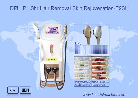 1200W DPL IPL SHR Laser épilation de la peau de raffermissement de la machine de beauté