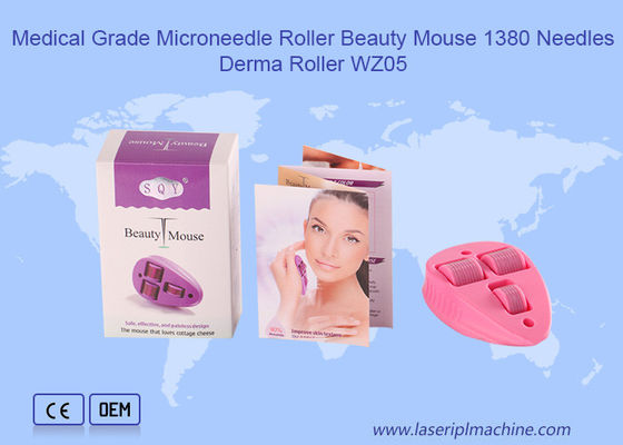 Grade médical Microneedle Roller Derma Roller Anti-âge soins de la peau Souris de beauté
