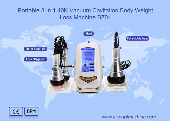 Portable 3 en 1 40K Rf maison machine de perte de poids par cavitation par ultrasons