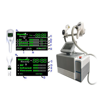 Portable 2in1 80Kpa Cavitation 2 sondes machine à vélo de minceur de corps