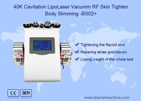 Machine de cavitation de corps du vide rf Lipolaser 40khz