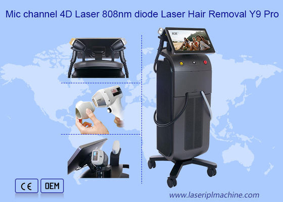 Canaux de micro 4D 1600w 808 Diode Laser dépilateur Y9 Pro