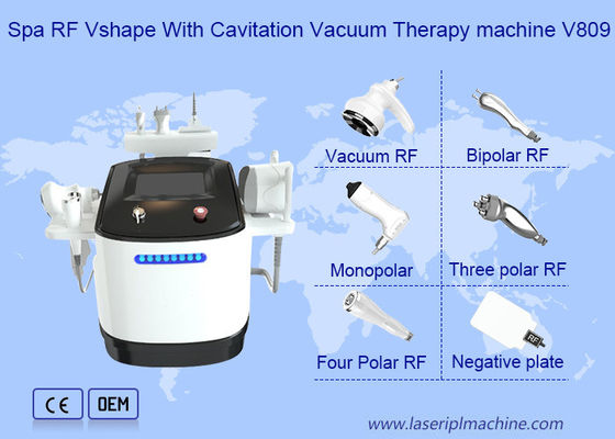 100kPa de perte de poids Spa 1mhz RF Cavitation machine de thérapie sous vide