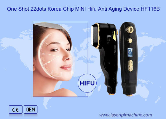 Une machine de beauté mini Hifu 22 points pour le lifting du visage anti-âge