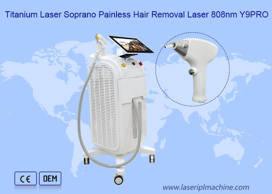 Machine indolore de 808 épilations de laser de titane de 120J/CM