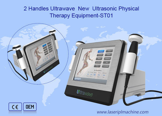 2 soulagement de la douleur magnétique physique d'équipement de beauté d'Ultrawave 3mhz rf de poignées portatif