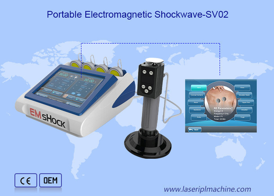 Beauté Extracorporeal de balle portative de machine de thérapie d'onde de choc d'Ed de physiothérapie