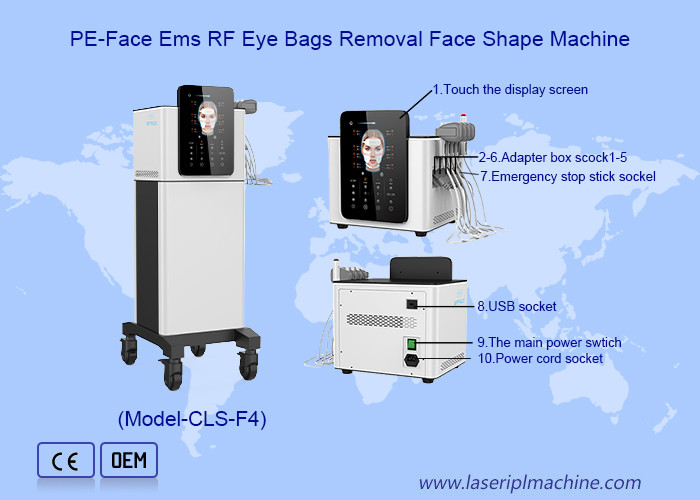 EMS machine à micro-courant lifting du visage serrer les joues soulever la peau avec le visage et le corps serrage
