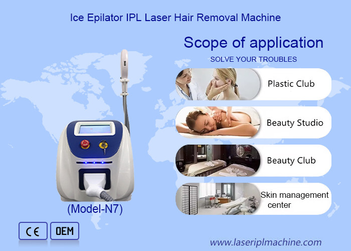 Dépilation par glace IPL avec 6 fonctions pour les cliniques et les centres thermaux