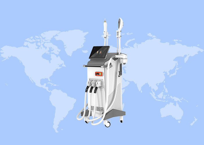 Machine laser IPL verticale multifonctionnelle 808nm ND YAG pour l'épilation et le soin de la peau