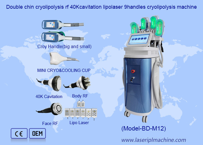 40K Cavitation RF Lipo 360 Cryo Cool Body Sculpting Fat Freezing Machine de perte de poids pour les personnes atteintes de démence