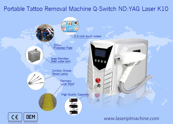 Bon prix Q portatif - commutez la machine 500-1000V puissant de retrait de tatouage de laser en ligne