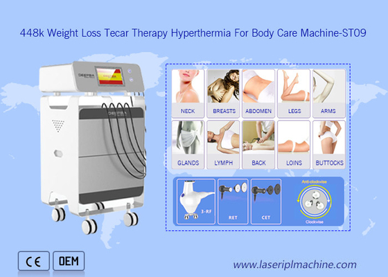 Beauté portative multifonctionnelle St09 du soulagement de la douleur rf de machine d'onde choc de Tecar